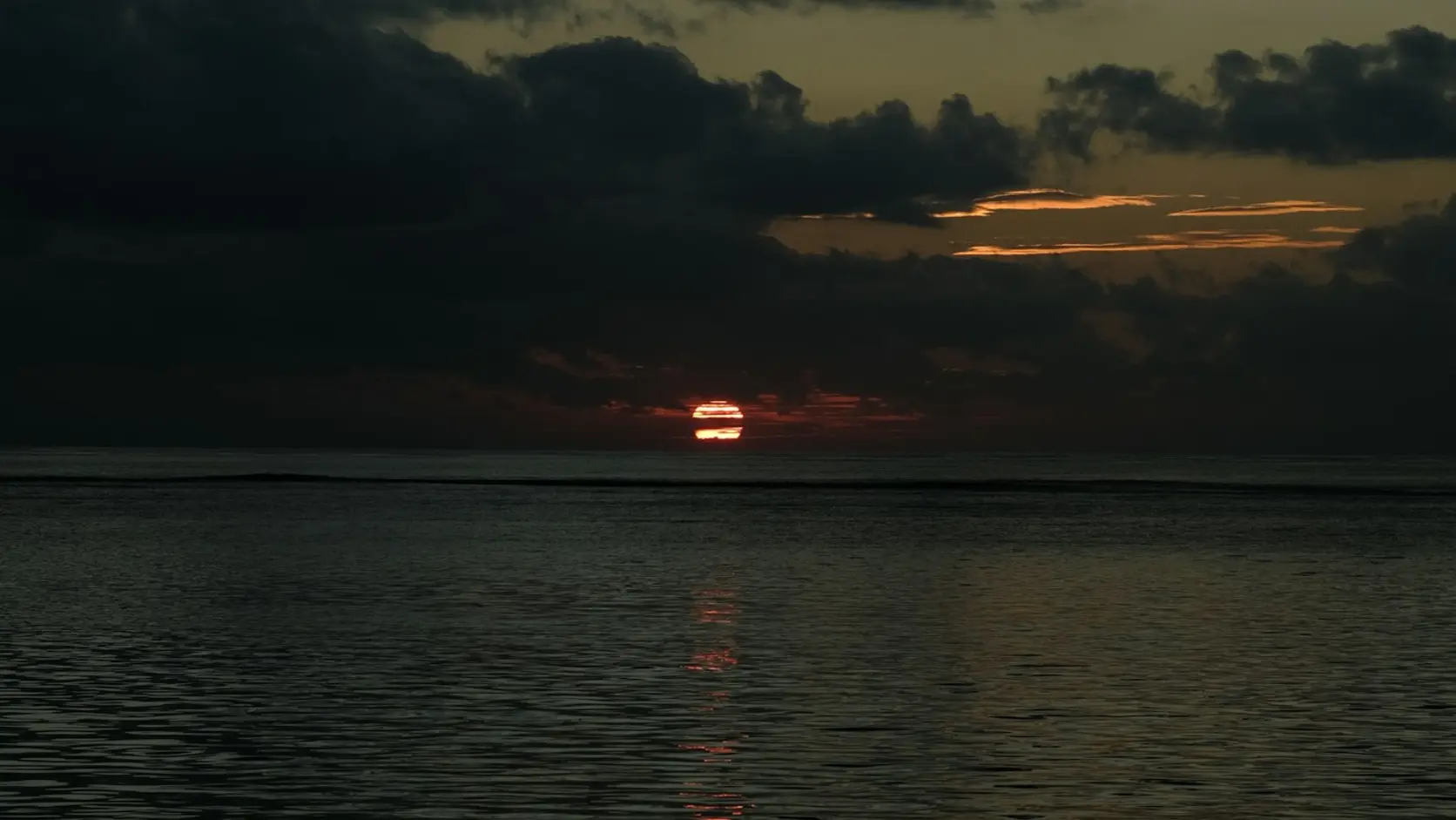 Real sunrise over Sanur, Bali