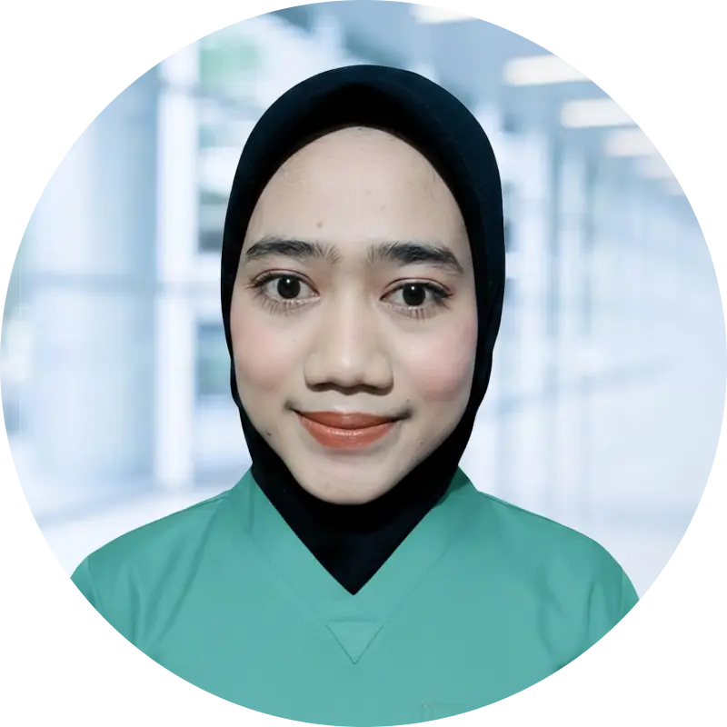 Intan, Registered nurse in the Cepat Sehat Bali clinical network
