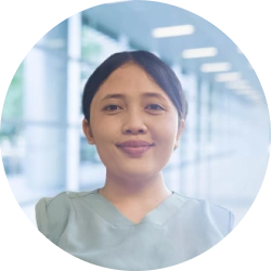 Ni Putu Chintya Regina Asak, Registered nurse in the Cepat Sehat Bali medical network