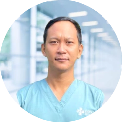 Sumarna, Registered nurse in the Cepat Sehat Bali clinical network